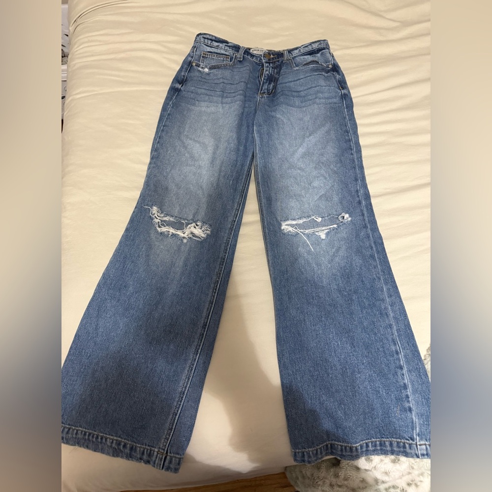 Sneak Peak Wide Leg Jeans Size 28